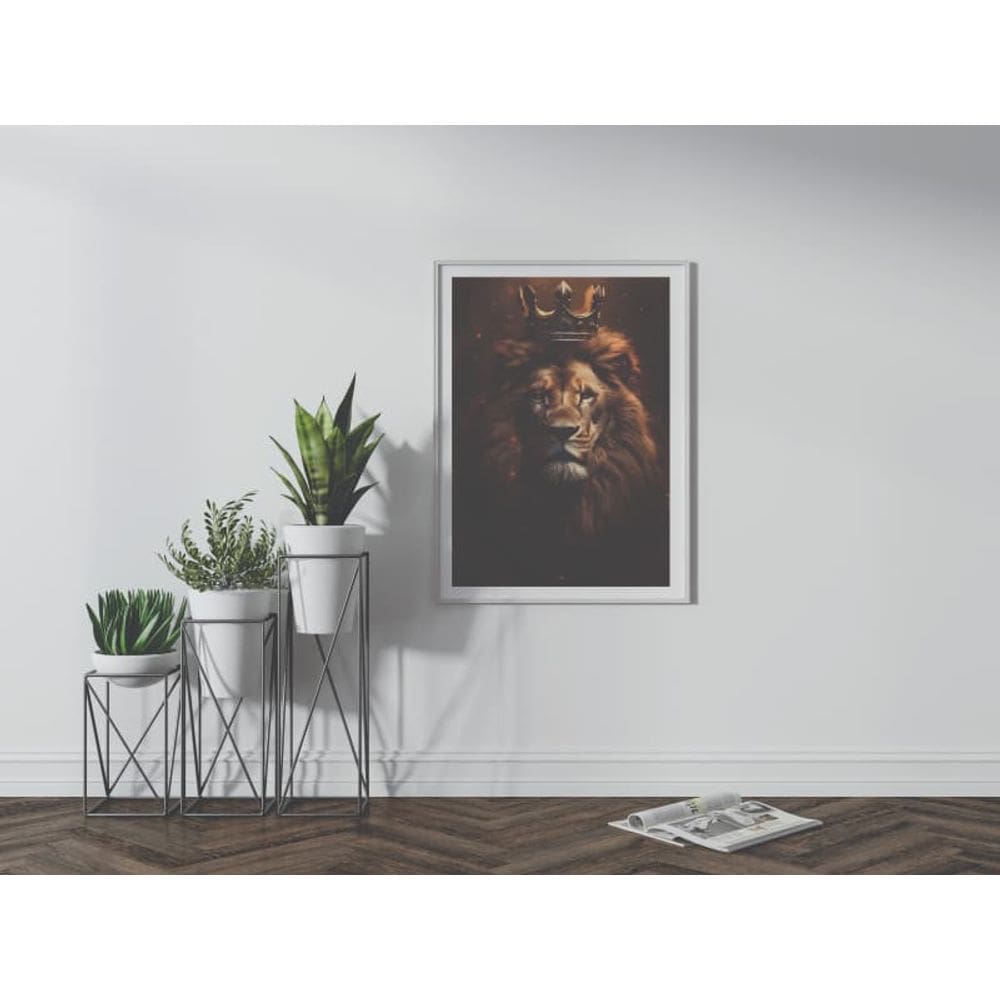 Leão de Judá: o triunfo de Cristo - 50 x 70 Caixa (vinil)