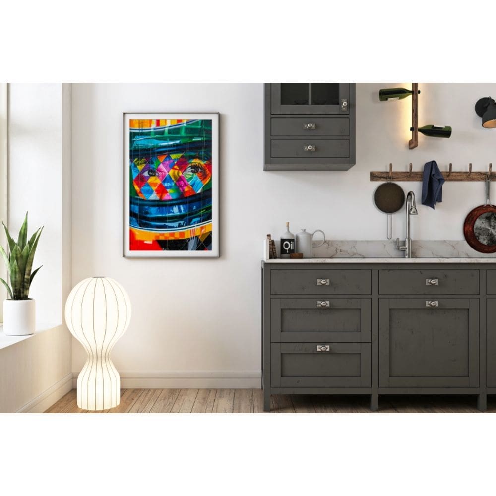 Cores da adrenalina - 60 x 40 Caixa (canvas)