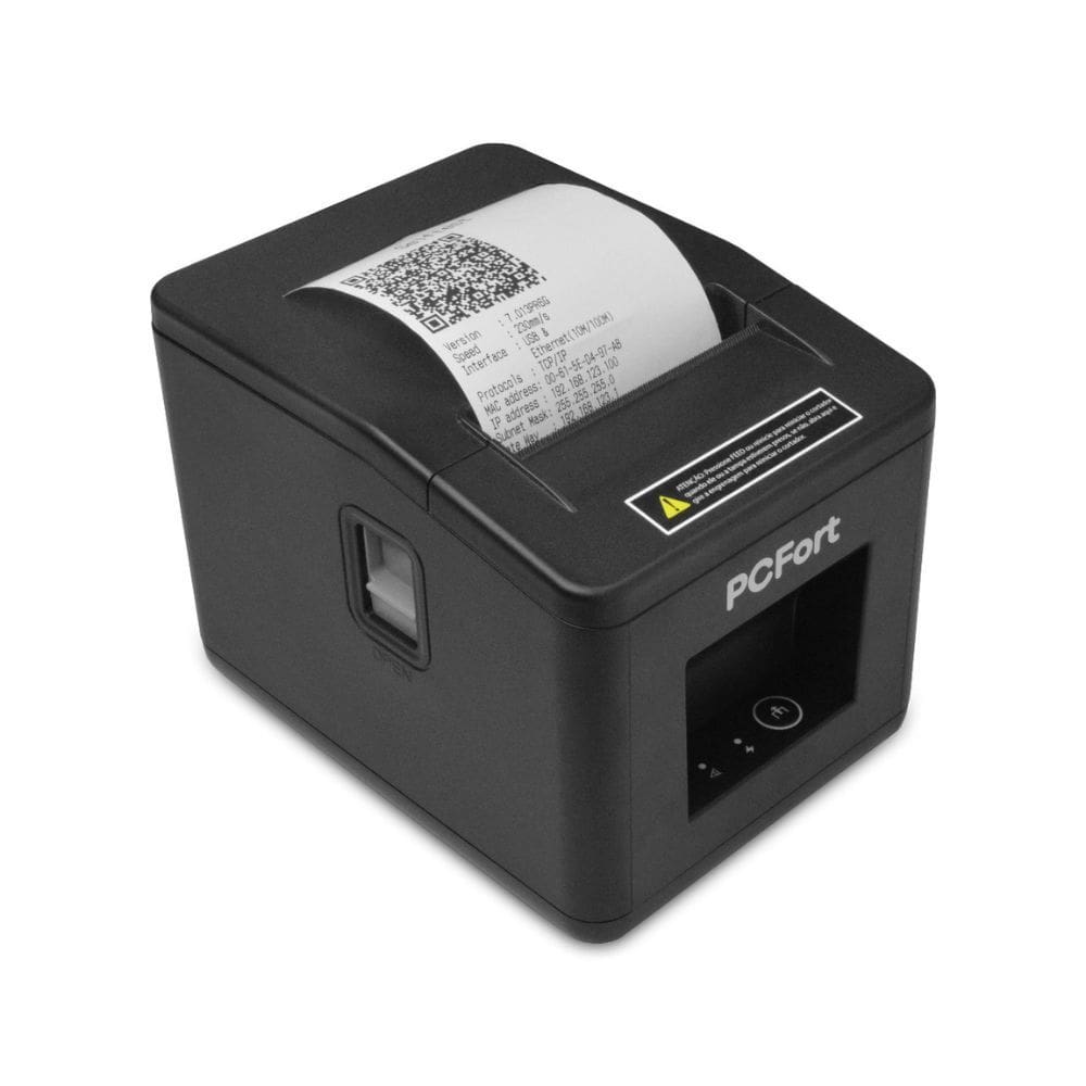 Impressora Não Fiscal Térmica De Cupom Pcfort E200M V2 Usb E Ethernet