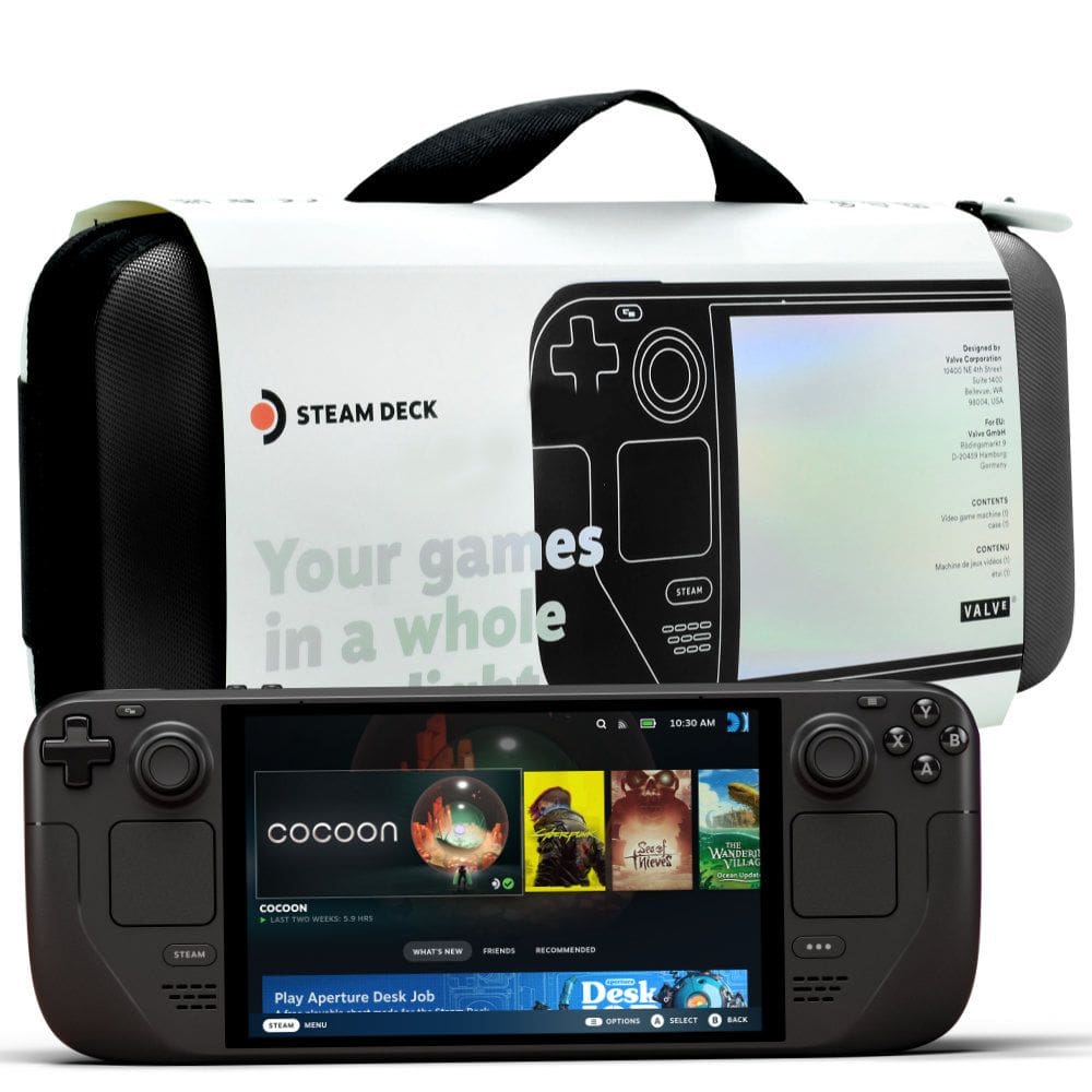 Valve Steam Deck 512GB SSD Console Portátil Tela 7” 60Hz LCD 16GB RAM LPDDR5