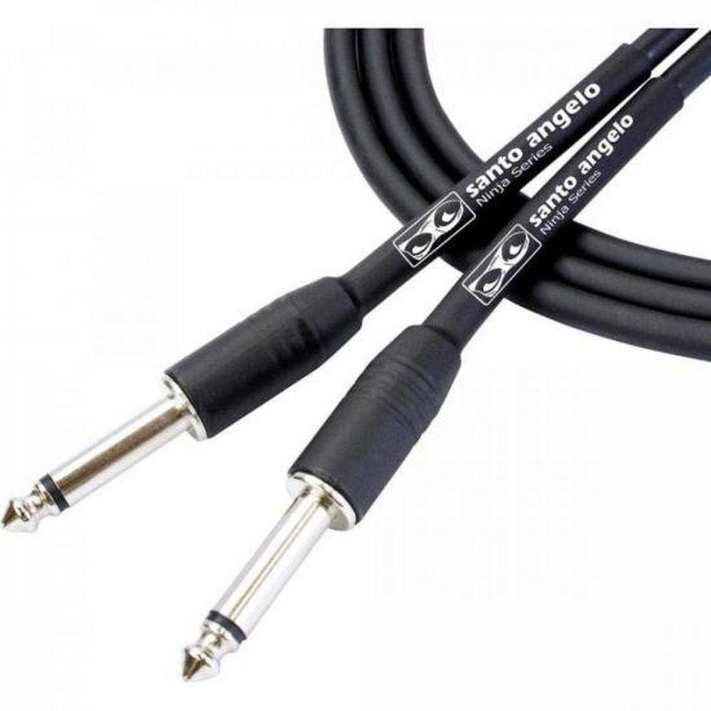 Santo Angelo Cabo Guitarra Ninja Preto 7,62m