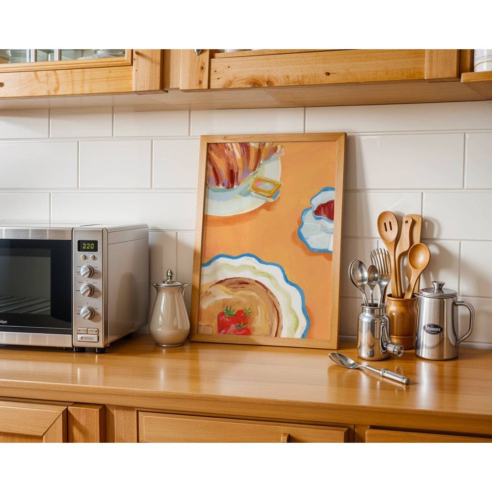 Café da manhã em Paris - 50 x 70 Caixa (canvas)