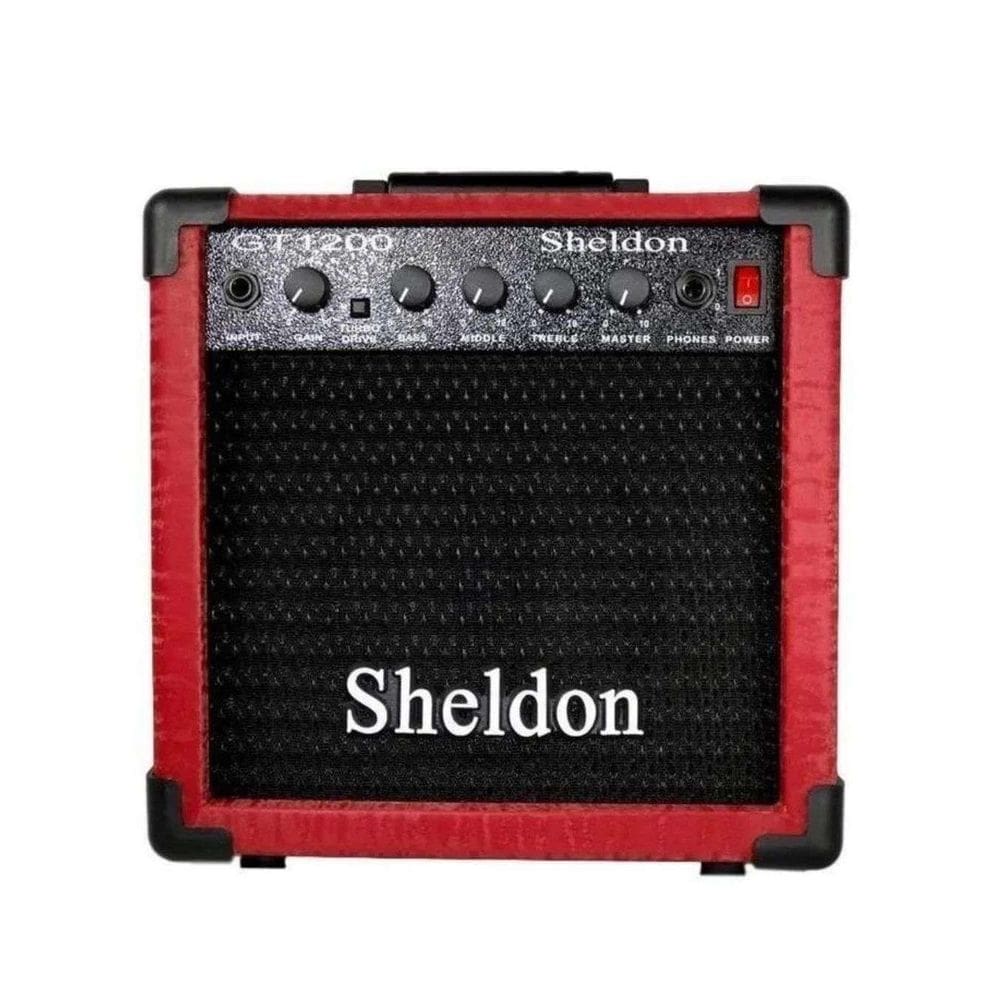 Amplificador de Guitarra Sheldon GT1200 Vermelho