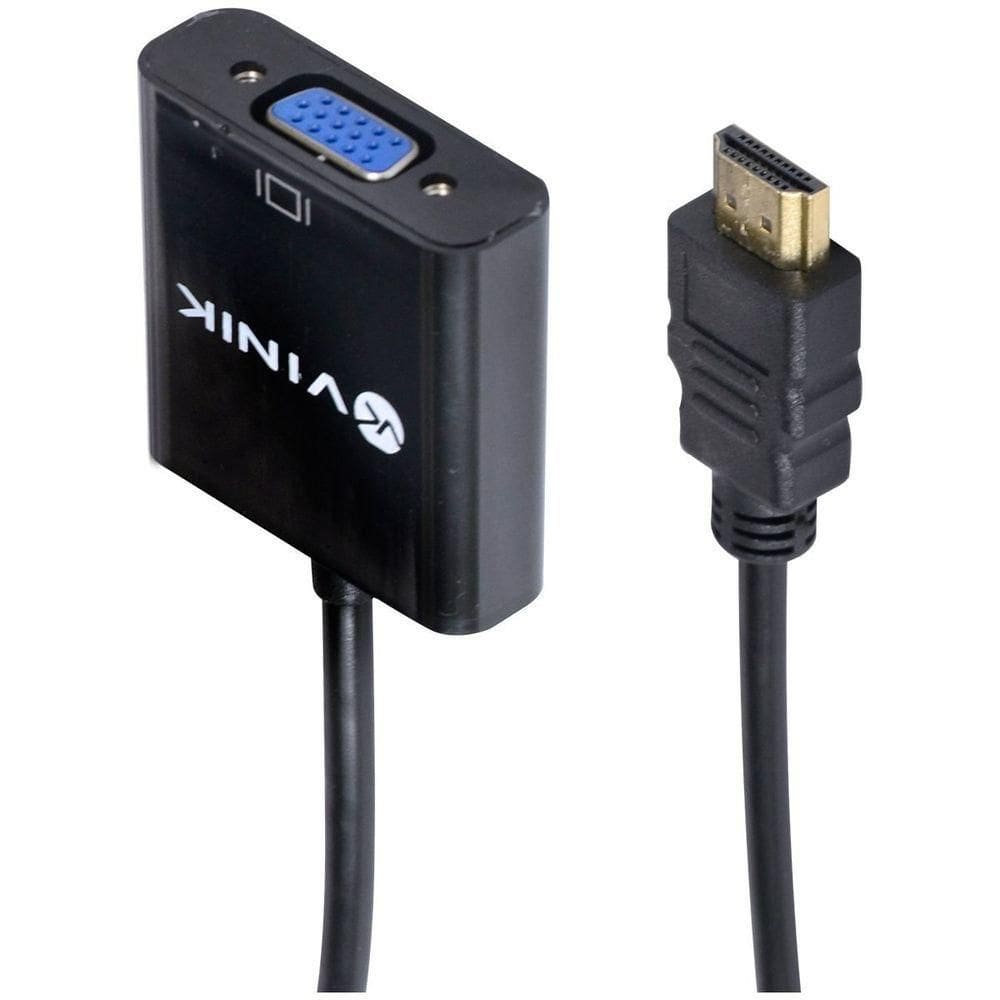 Cabo Adaptador Hdmi Macho Para Vga Fêmea 25cm