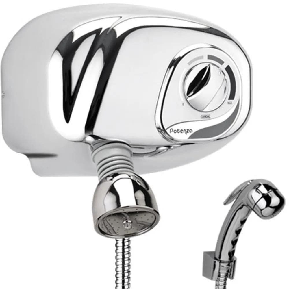 Ducha Potenza Com Pressurizador Turbo E Desviador Cromado - Cardal Voltagem:220v
