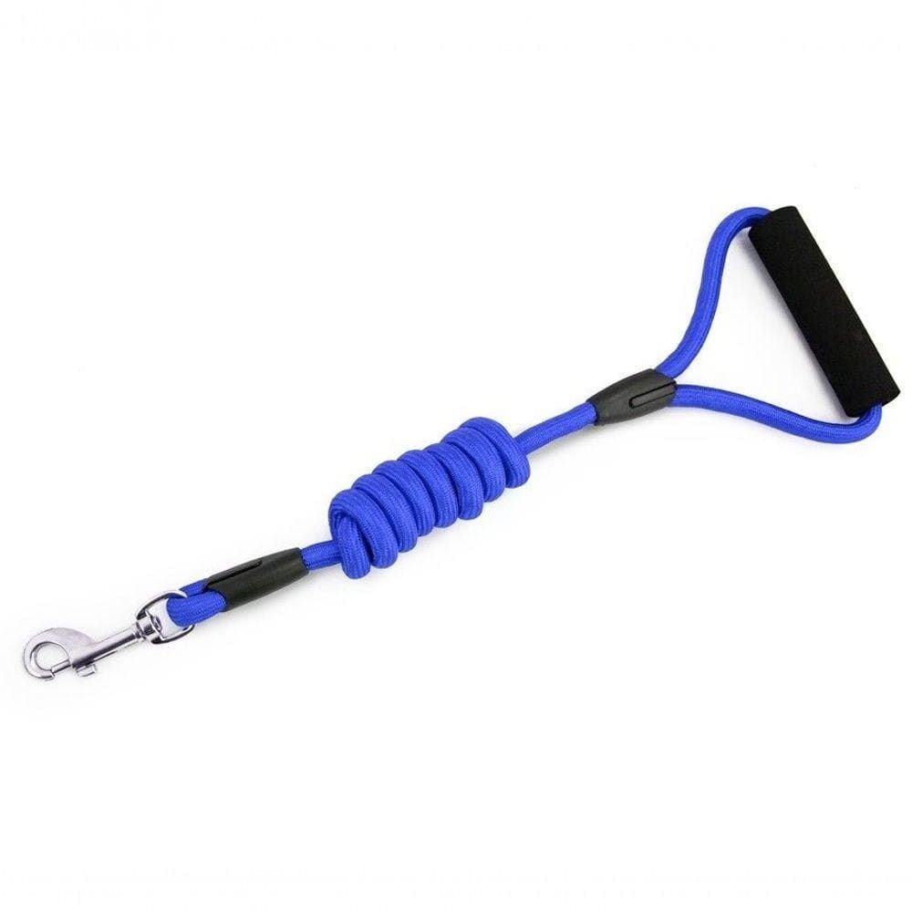 Guia Para Coleira Petguia P/ Coleira Com Apoio Emborrachado Pet Azul