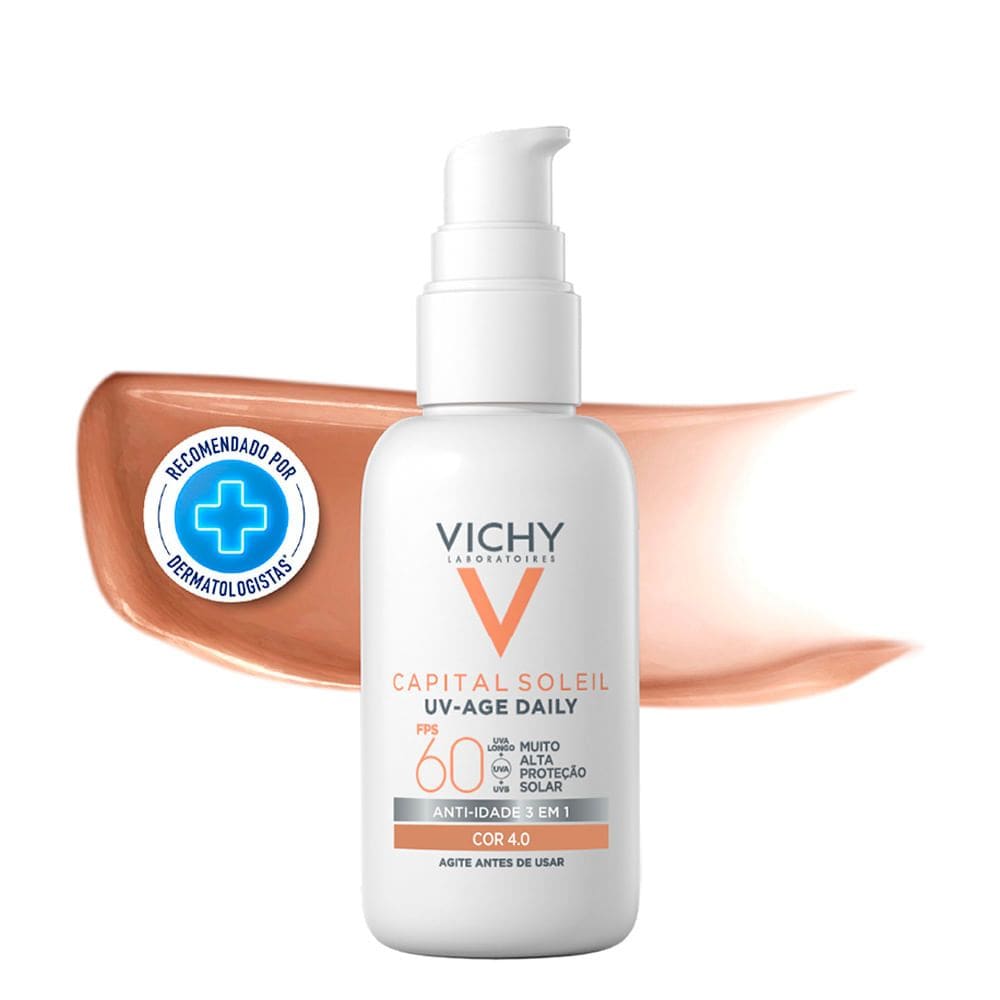 Capital Soleil Uv-Age Daily Anti-Idade 3 em 1 FPS60 40g
