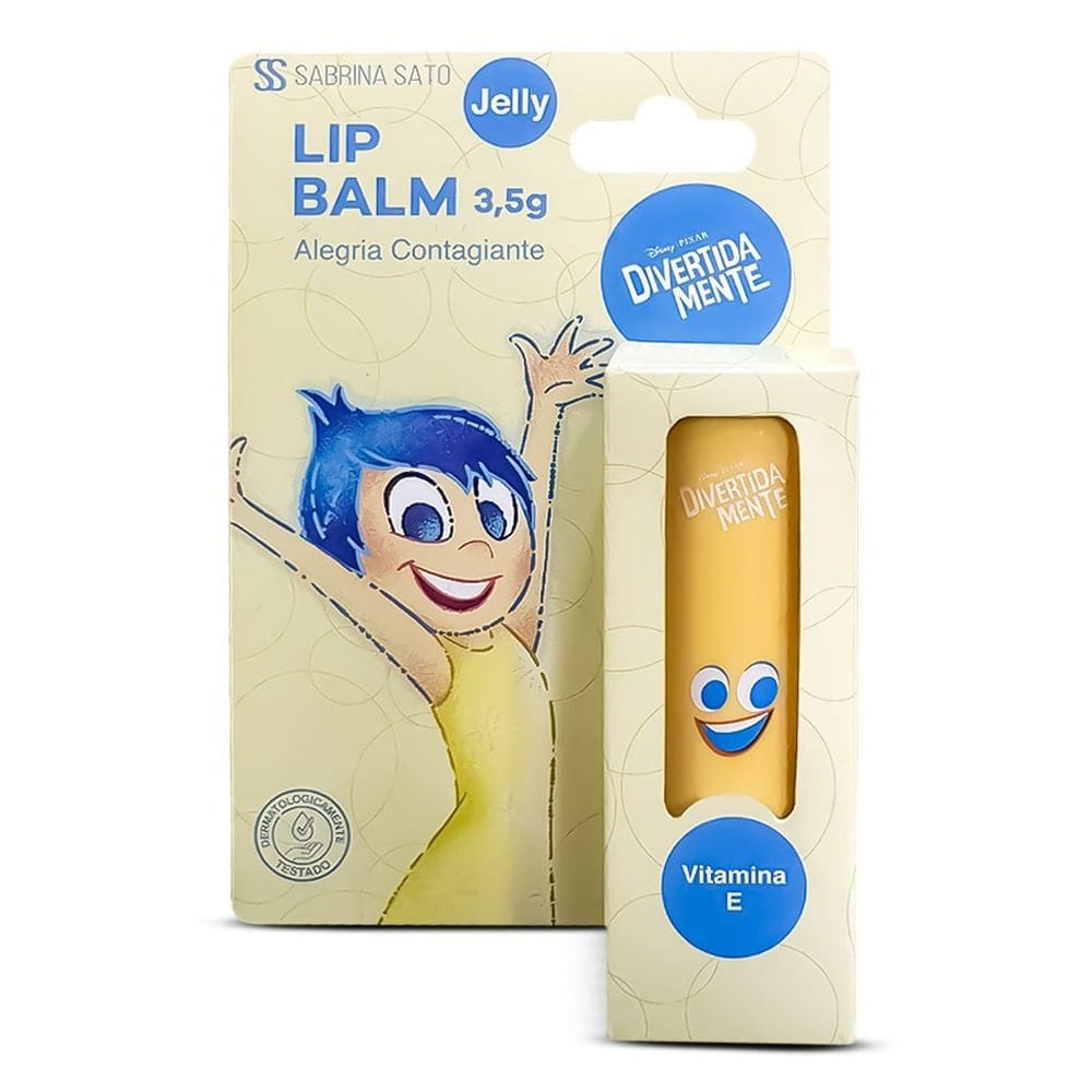 Lip Balm Divertidamente Jelly Alegria com Vitamina E Sabrina Sato 3,5g