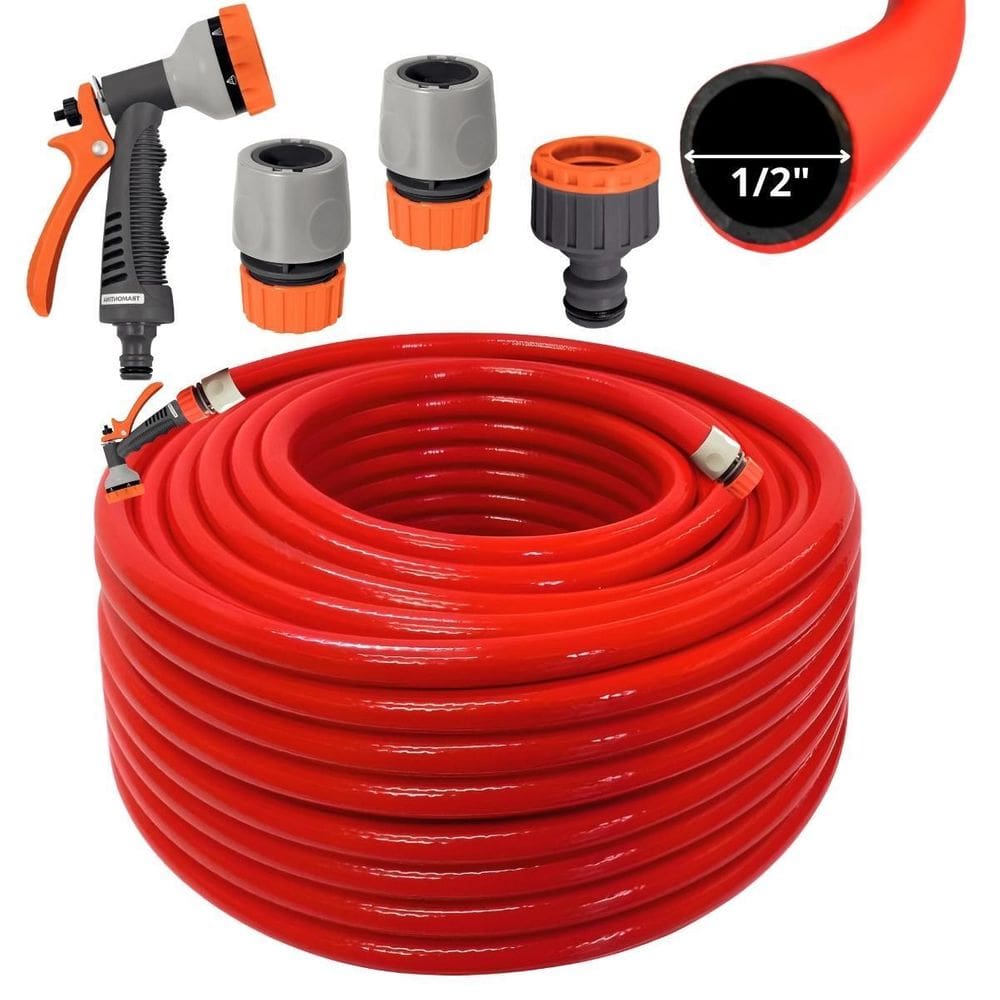 Mangueira 30M + Esguicho Hidropistola + Engate Rápido + Bico