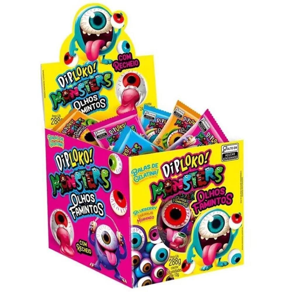 Doce Olhos Famintos Recheado 24 Unid - Danilla Foods