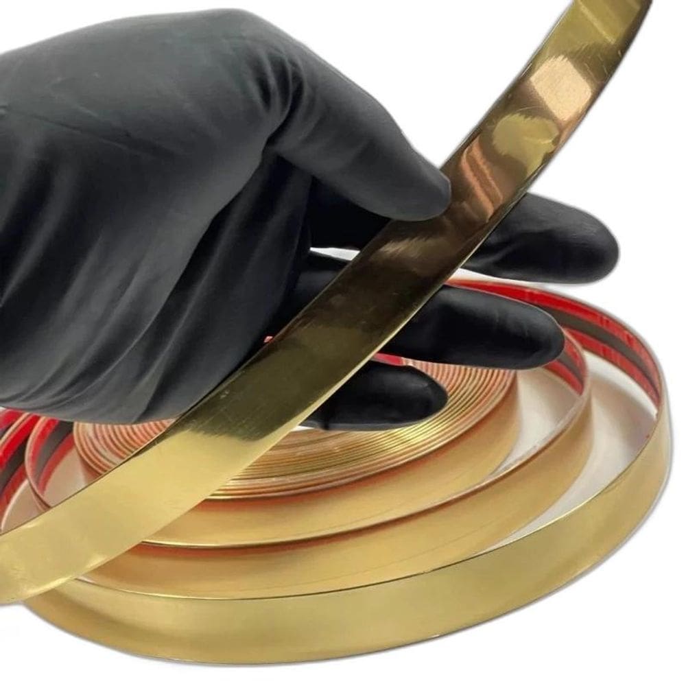 Fita Metalizada Autocolante Revestimento Decorativo 5 Metros