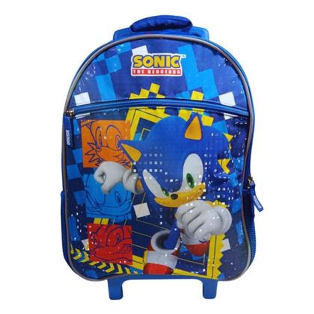 Mochila Infantil Com Rodinha Sonic Step It Up Pacific