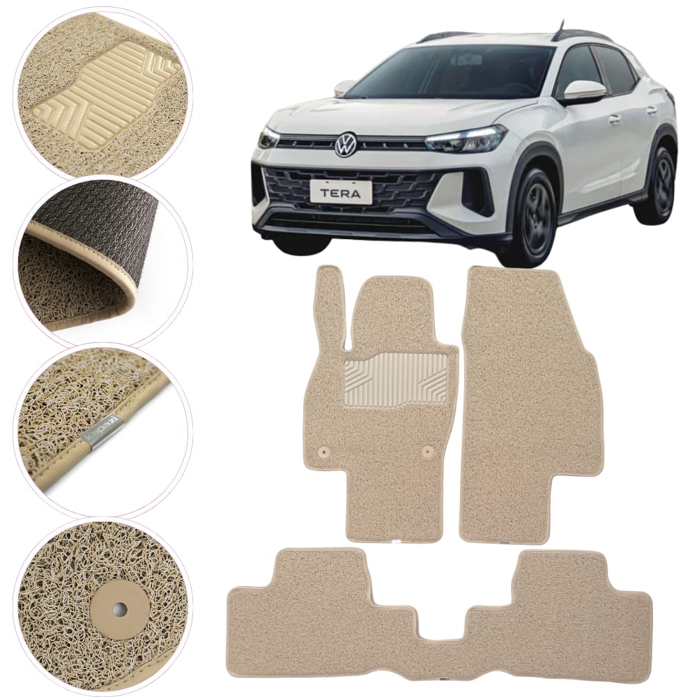 Tapete Kapazi Automotivo Premium Vw Tera 2025 + Bege