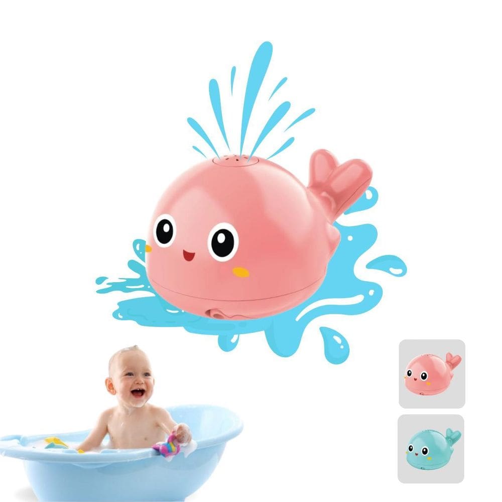Baleia Chafariz Com Efeito De Luz Para Crianças