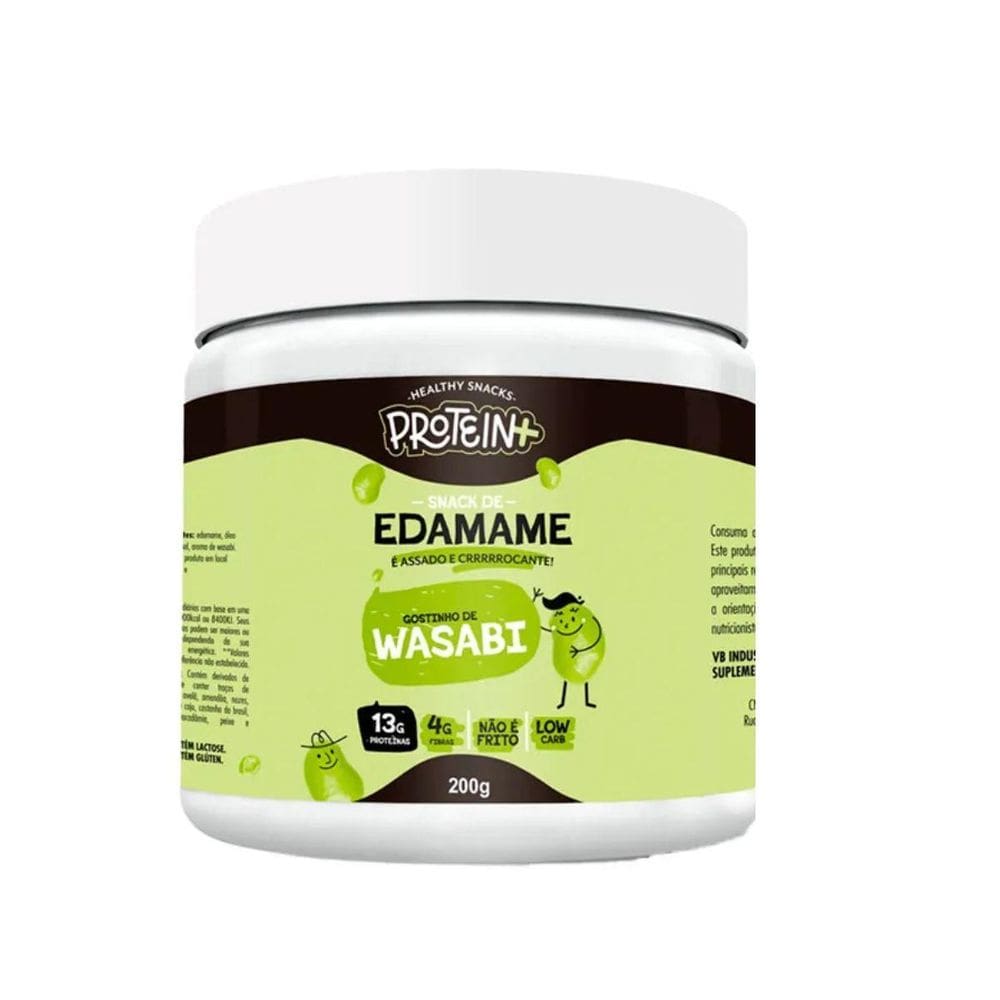 Edamame Wasabi Snack Crocante 13G Proteina 200G Protein Plus
