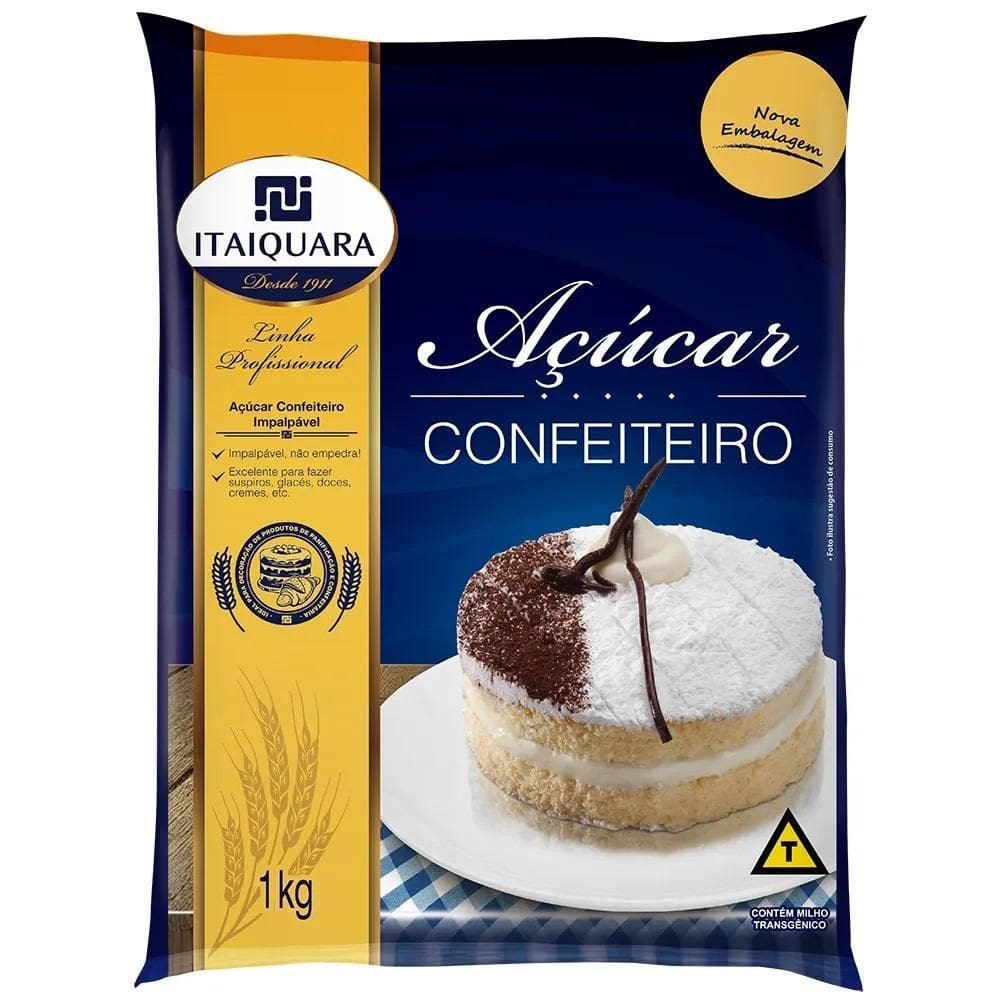 Açúcar Impalpável Confeiteiro Itaiquara 1Kg