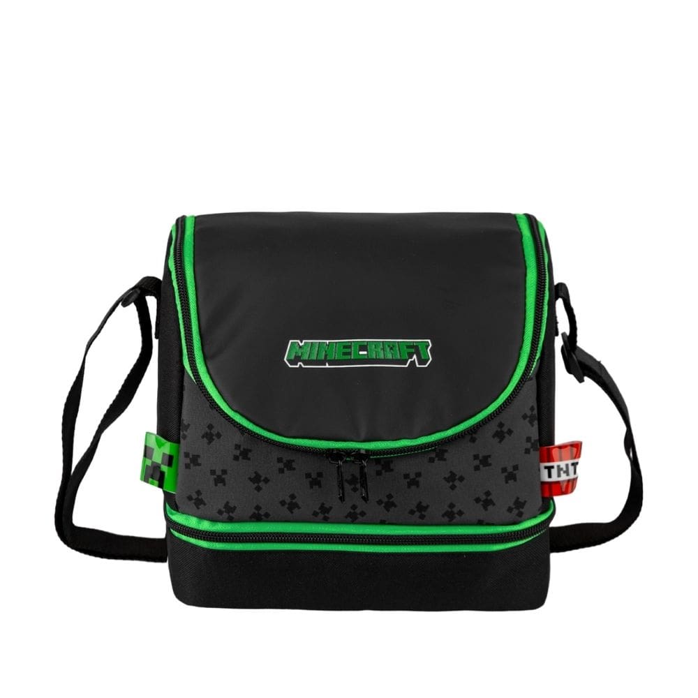 Lancheira Térmica Minecraft Icons Escolar Meninos Infantil
