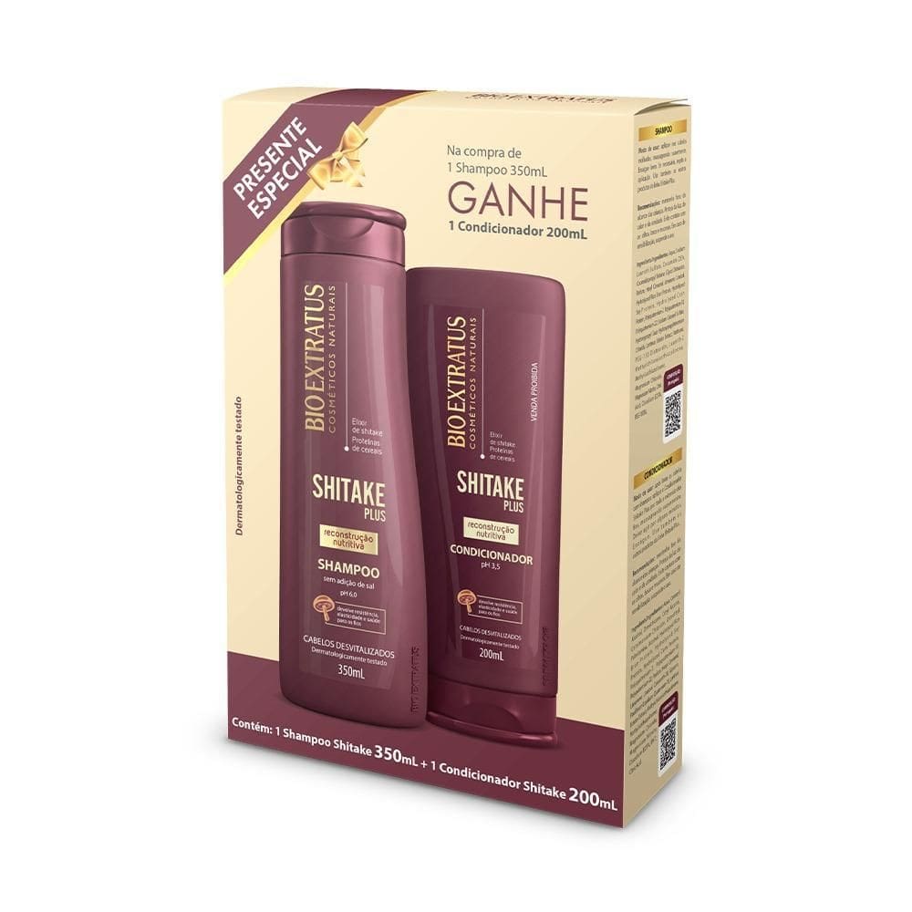Promocional Bio Extratus Shitake Plus Sh 350Ml + Cond. 200Ml
