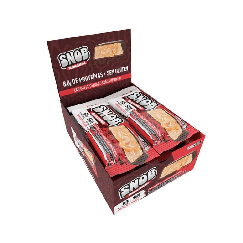 Cookie Bar Snob Caramelo - Mrs Taste 12 Un.