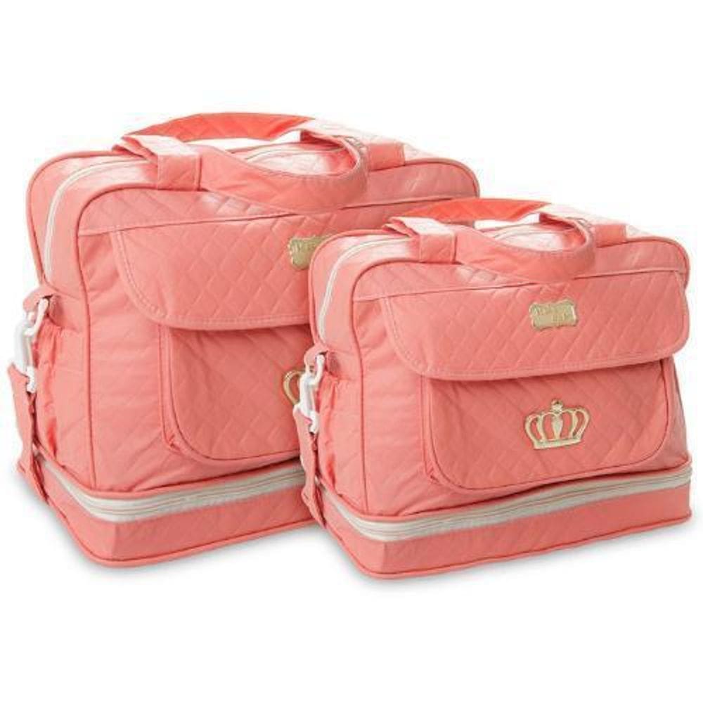 Kit Bolsas Maternidade Mave Baby Coroa Rosé