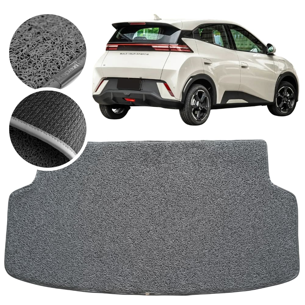 Tapete Kapazi Porta Mala BYD Dolphin Mini 2024 a 2026 Cinza