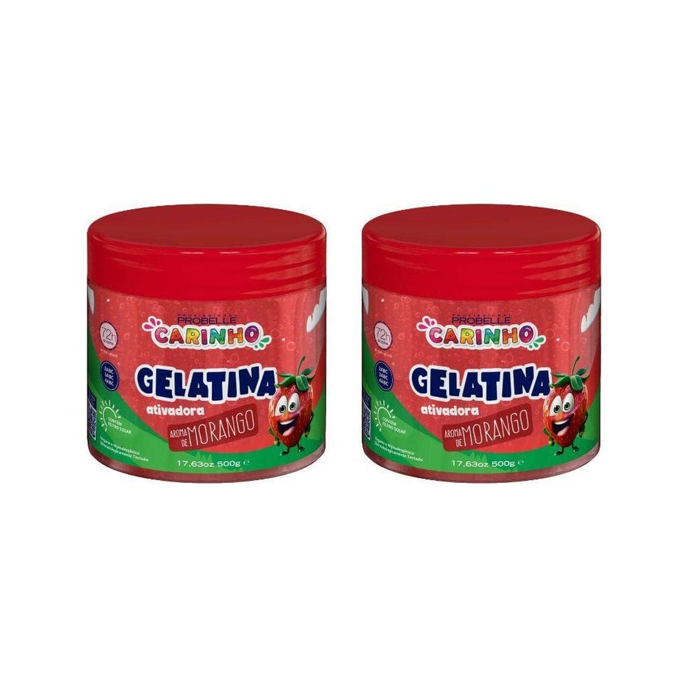 Gelatina Capilar Probelle Super Bonita 500G Carinho Mora 2Un