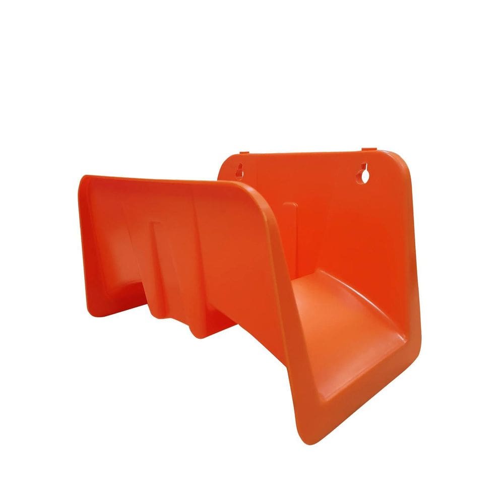 Suporte Laranja Plástico Fixo Para Muro Para Jardim