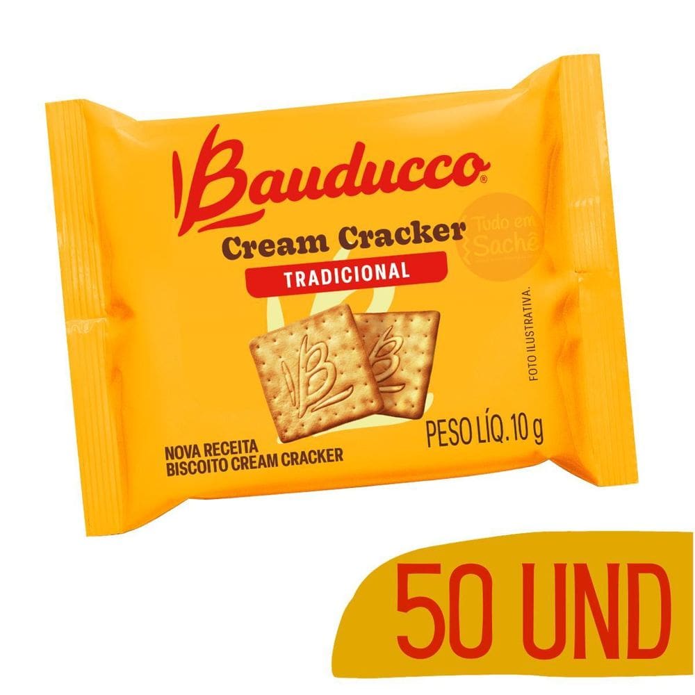 Biscoito Bauducco 9G Maizena - 50 Unidades