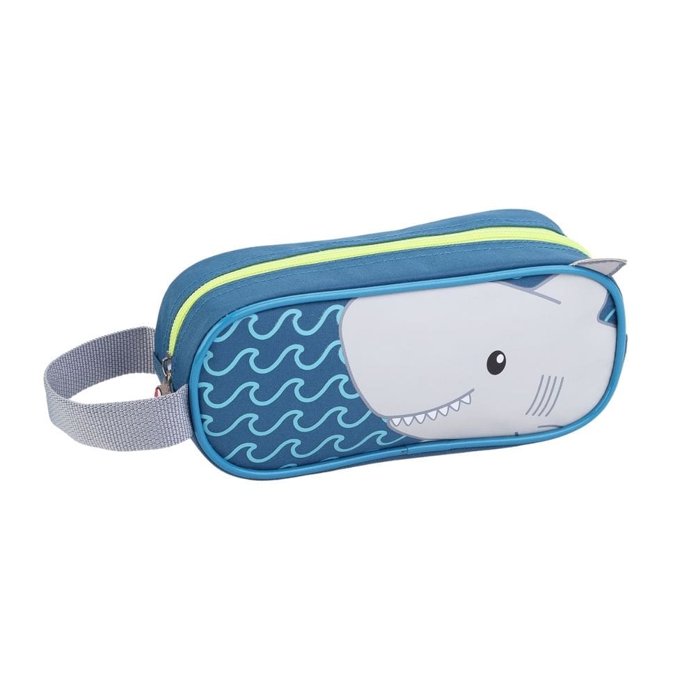 Estojo Infantil Tubarão Meninos Escolar Simples