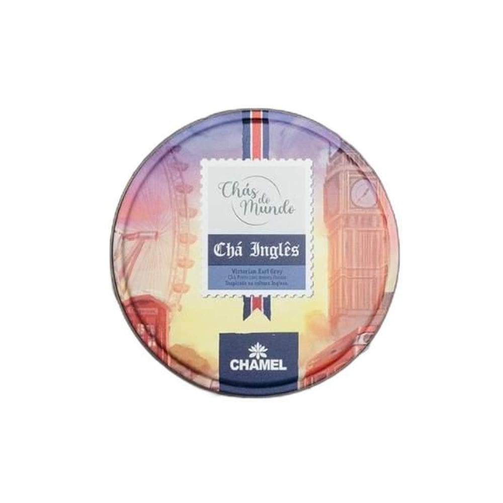Chá Inglês Lata 50G  Chás Do Mundo  - Chamel
