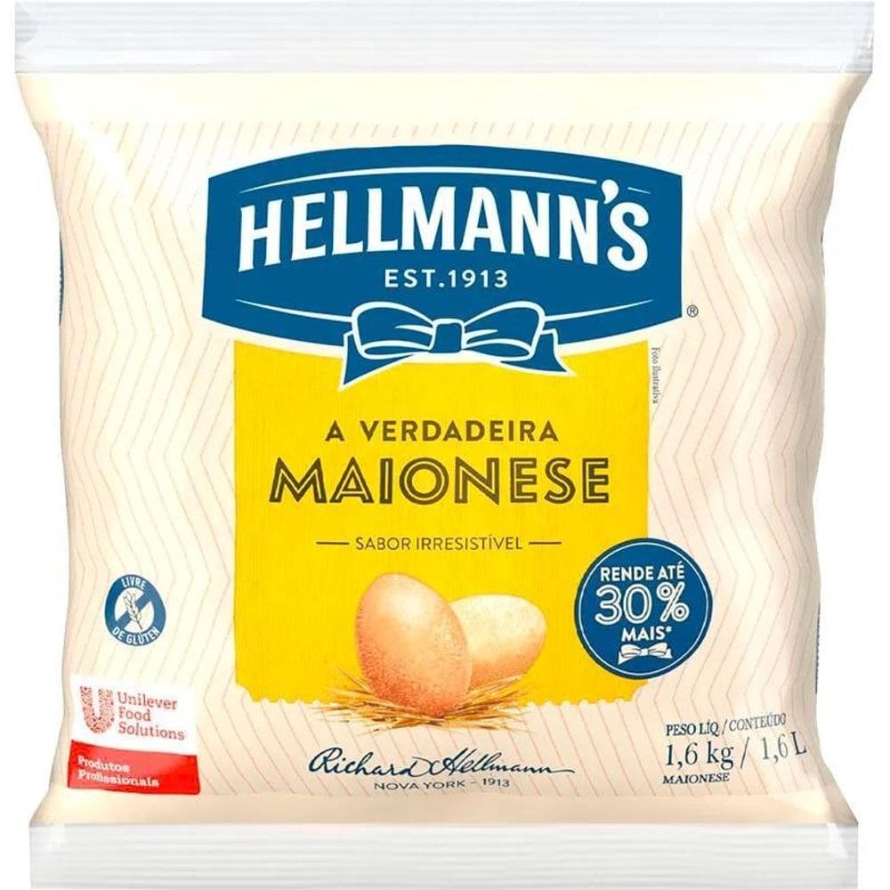 Maionese Hellmann`S Sachê1,6Kg Food Service