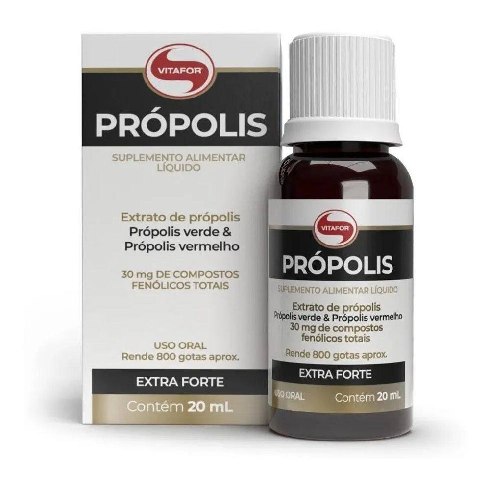 2X Extrato De Propolis Verde E Vermelho Em Gotas 20Ml - Vita