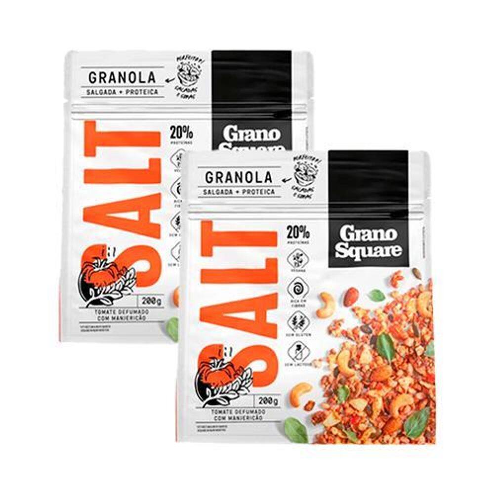 Kit 2X: Granola Salt Tomate Manjericão Sem Glúten