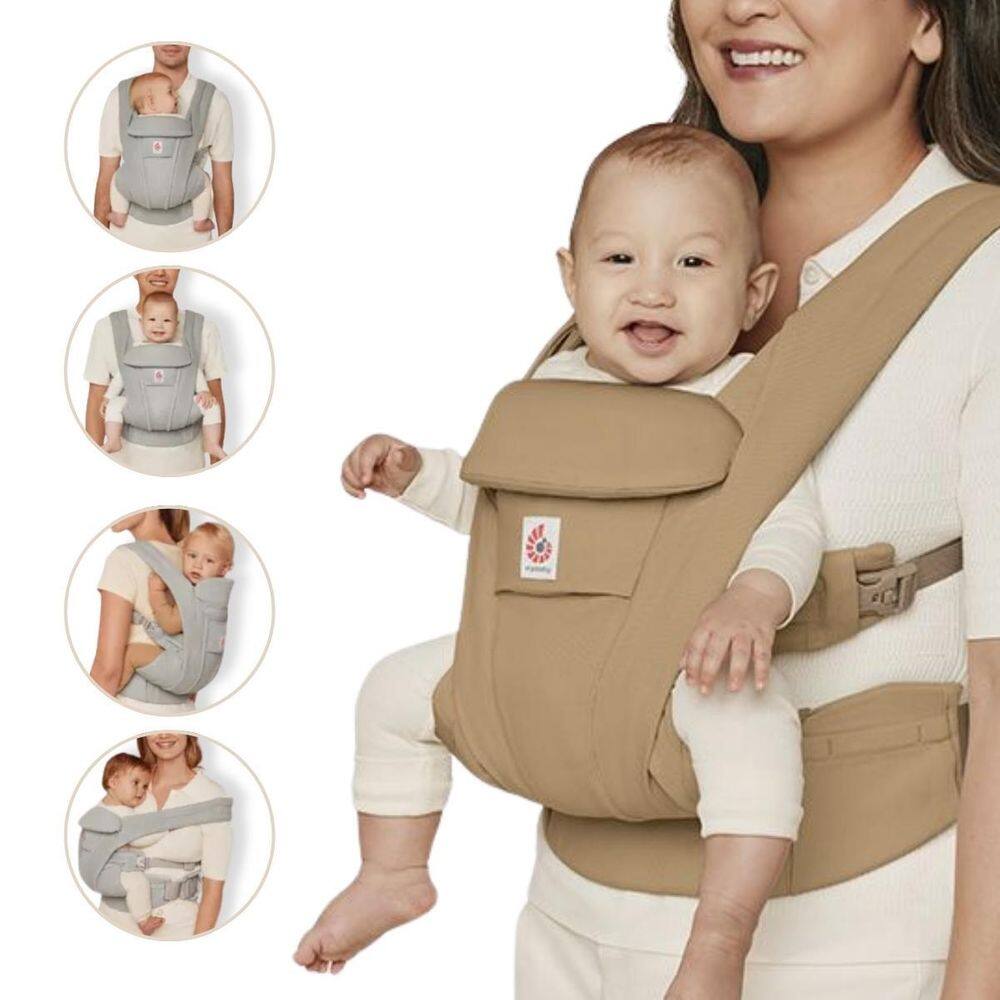 Canguru Bebê 4 Posições Ergonômico Deluxe Ergobaby - Bege