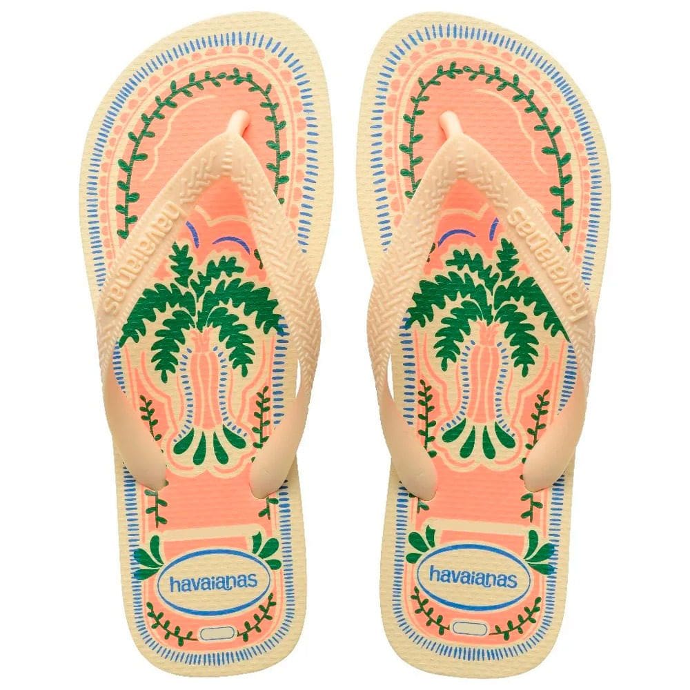 Sandália Havaianas Top Summer Vibes Creme Tamanho 35/36 1 Par