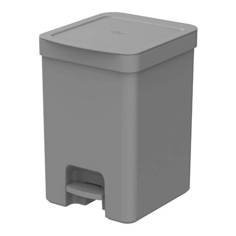 Lixeira de Pedal Trium Cinza - 12L - Ou