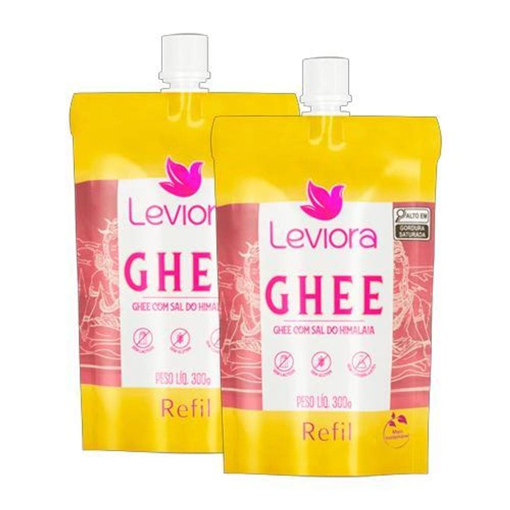 Kit 2X: Manteiga Ghee Sal Do Himalaia Sem Lactose Refil