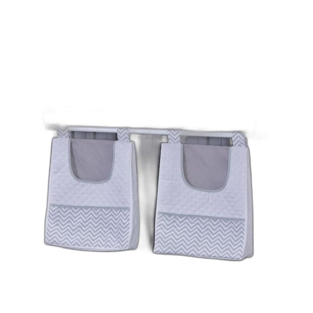 Porta Fralda Organizador Quarto Bebê Menino Menina 2 Peças