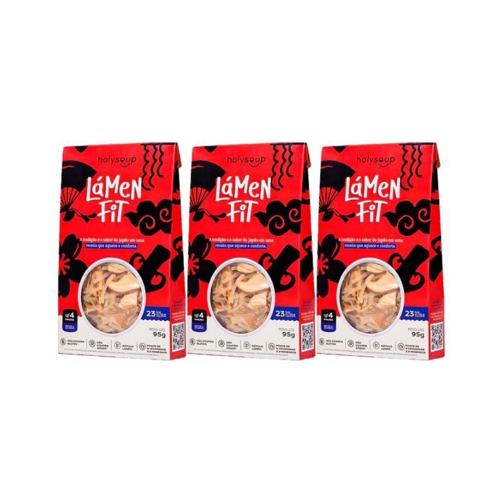 Kit 3X: Lamen Fit Holysoup 95G
