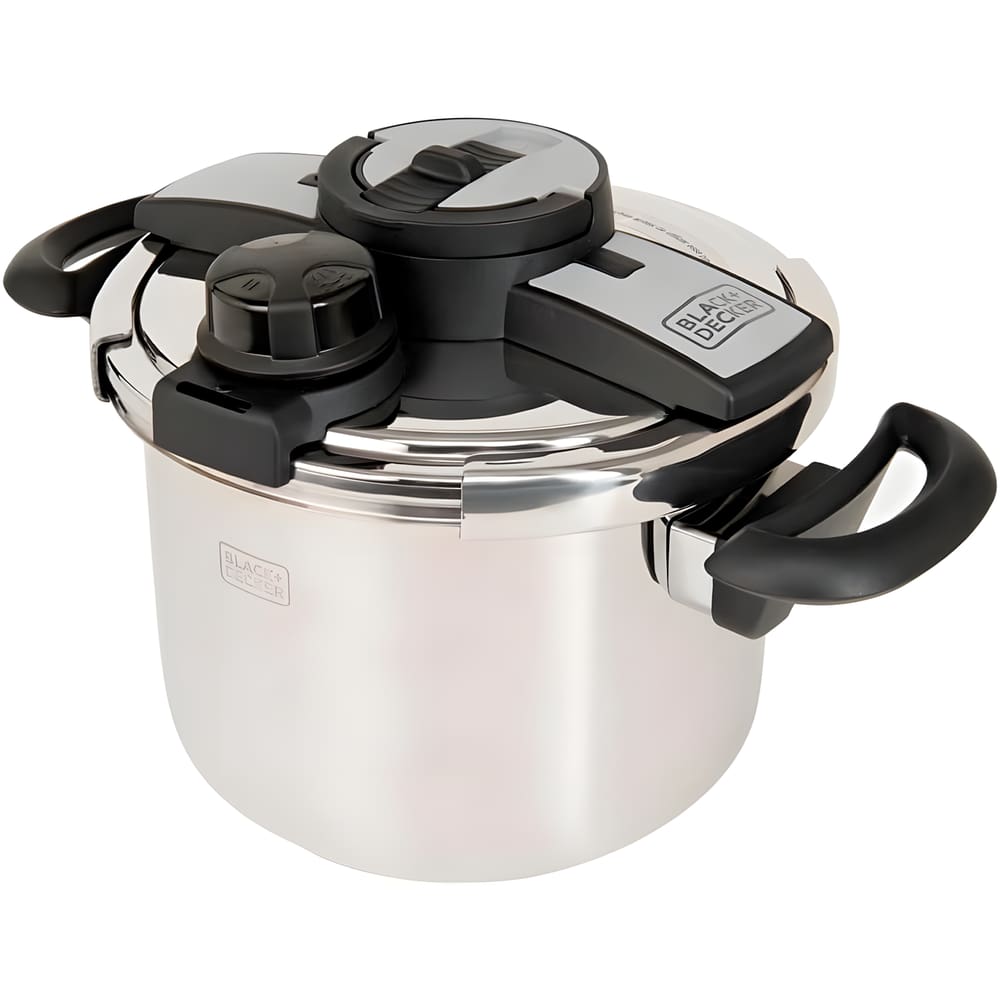 Panela Pressão Black Decker Inox 6L Pro Fechamento Externo
