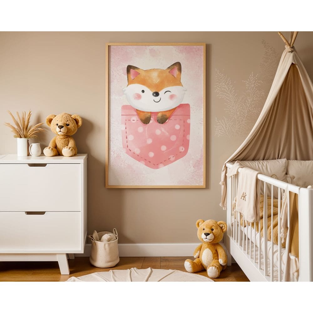 Piscadinha fofa - 20 x 30 Caixa (canvas)