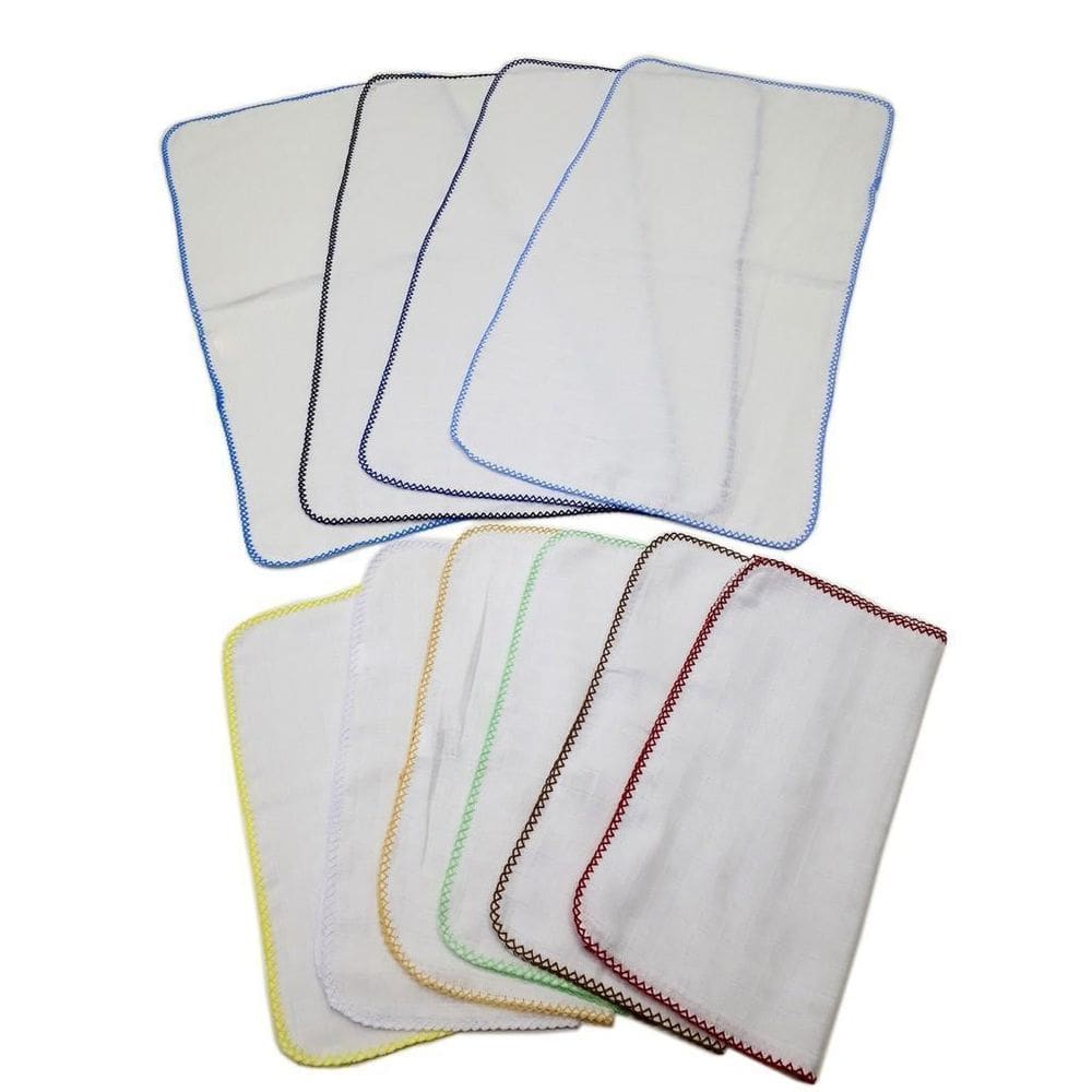 Kit 5 Fraldas Masculinas Quadriculadas De Ombro