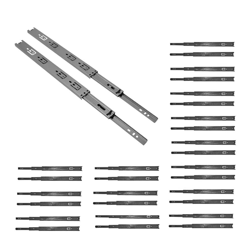 15 Pares Corrediças Trilhos Telescopico A45 450mm - Abraplac