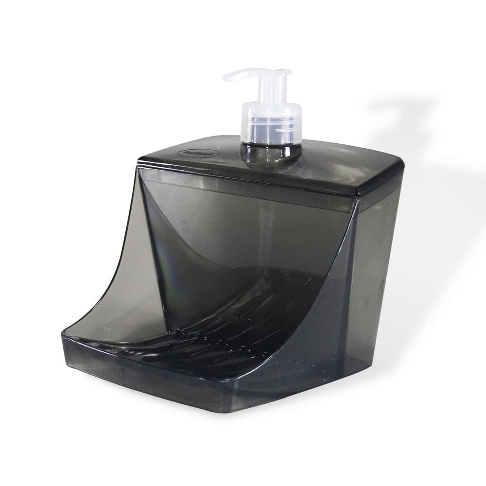 Porta Detergente Dispensador Líquido Cozinha Dispenser Preto Fumê,500 ml