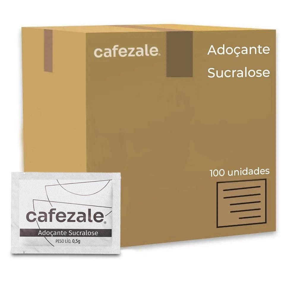 Adoçante Cafezale Sucralose Sachê - Caixa 100X0,5G - 50G