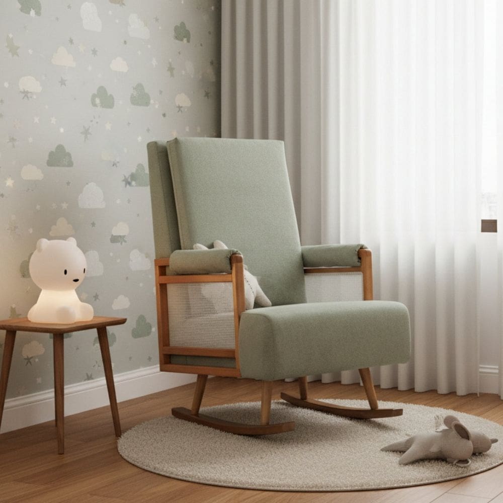 Poltrona de Amamentação Balanço Mila Verde