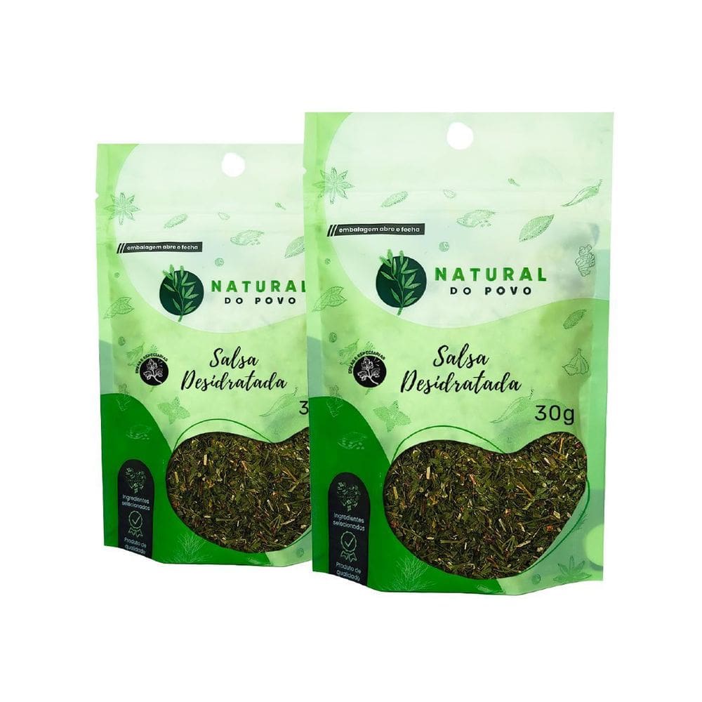 Salsa Selecionada Desidratada Kit 2 100% Orgânica Pouch 30G