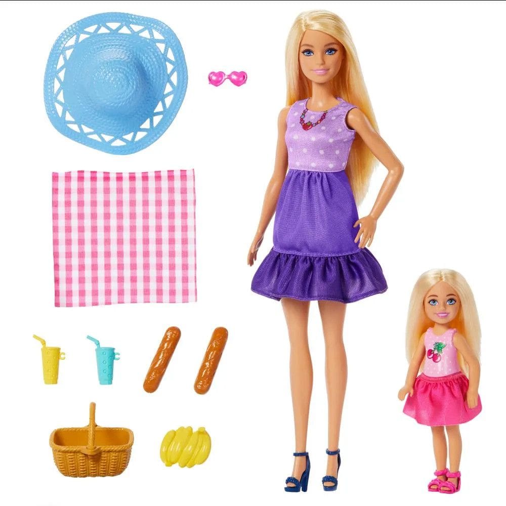 Boneca Barbie Malibu e Club Chelsea - Mattel