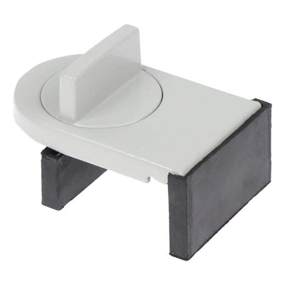 Trava Limitador De Segurança Porta Janela Deslizante Cinza