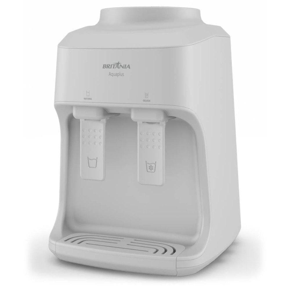 Bebedouro Aquaplus Compatível Com Galão 10L Ou 20L Britânia Branco Bivolt